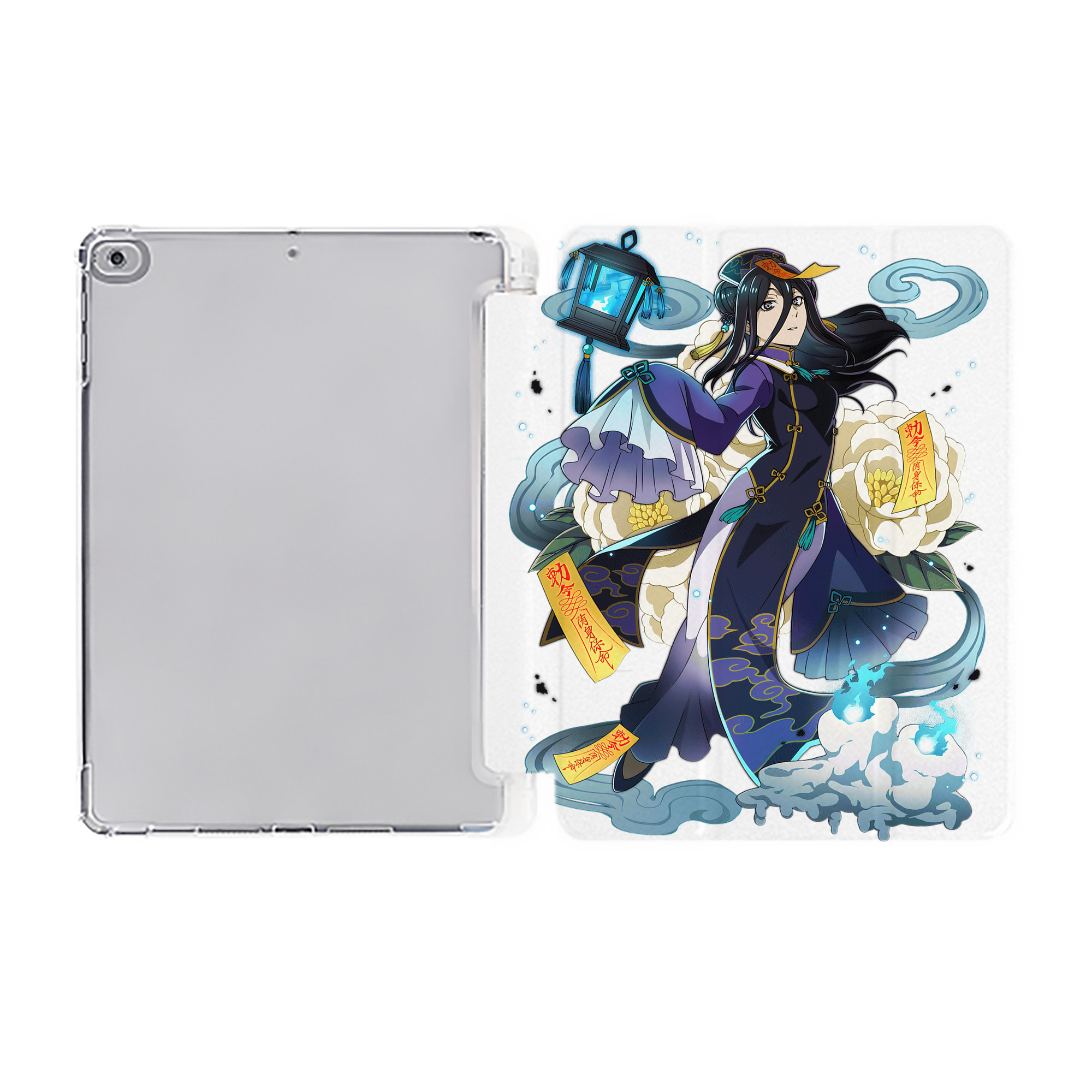 （画像用） 文豪ストレイドッグス Bungo Stray Dogs IPad ケース ペン収納付き 三つ折りスタンド PUレザー×シリコン 対応機種9.5/10.5/10.9インチ